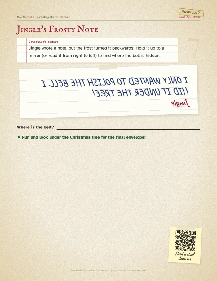 Jingle's Frosty Note